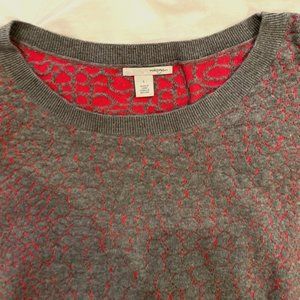Halogen "crackled style" sweater women